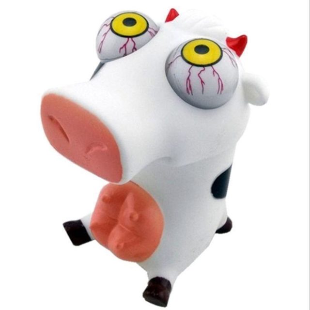 Pop-Eye Moo Cow Squeeze Toy