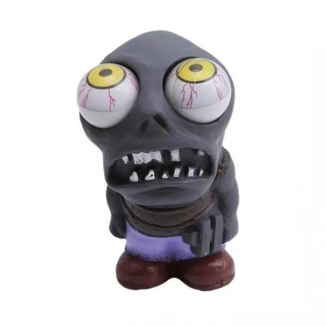 Pop-Eye Gray Zombie Squeeze Toy