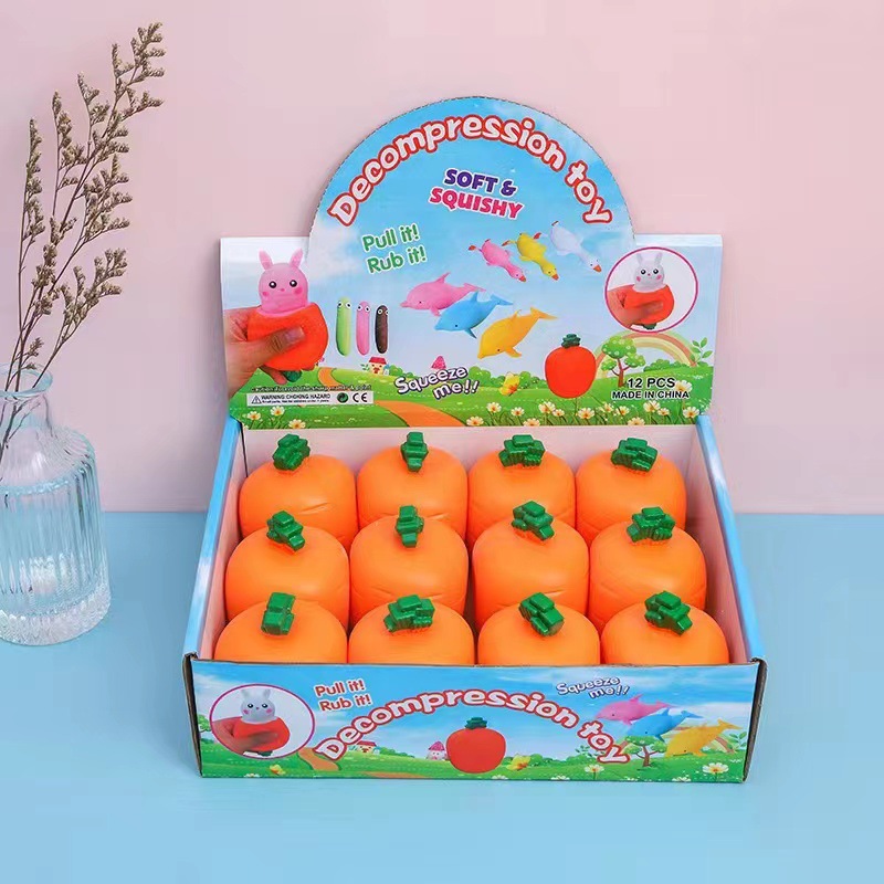 Pop-Out Carrot Bunny Squishy — photo 3