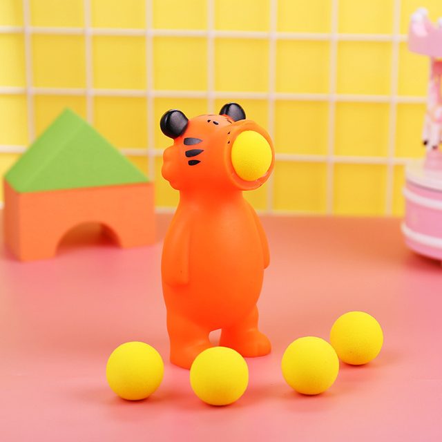 Tiger Foam Ball Popper Squeeze Toy