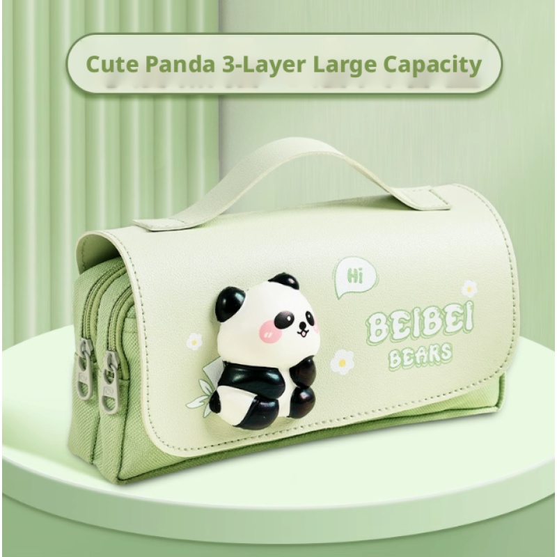 Apple Cat Pencil Case with Squishy Charm โ photo 2