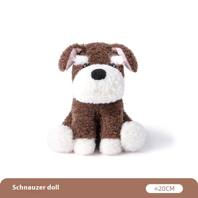 Scruffy Schnauzer Puppy Plushie