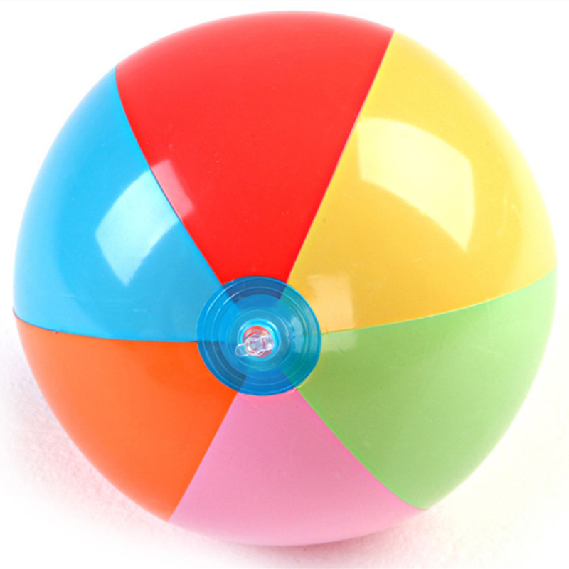 Classic Rainbow Panel Inflatable Beach Ball