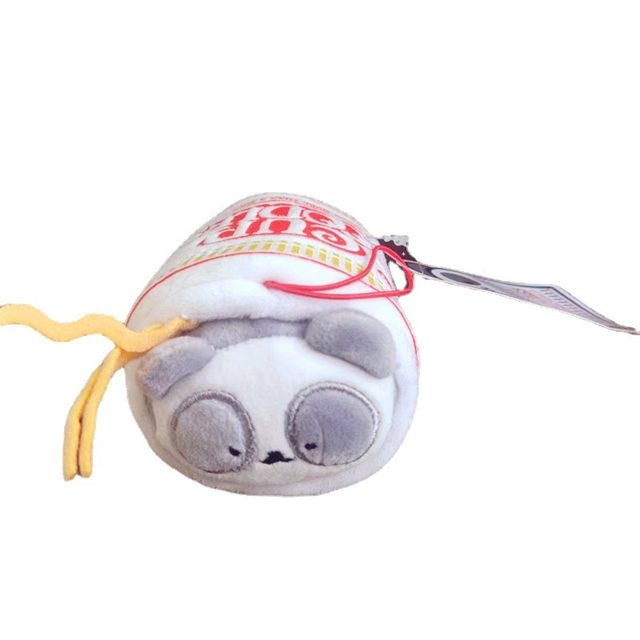 Cup Noodle Panda Mini Plush Charm