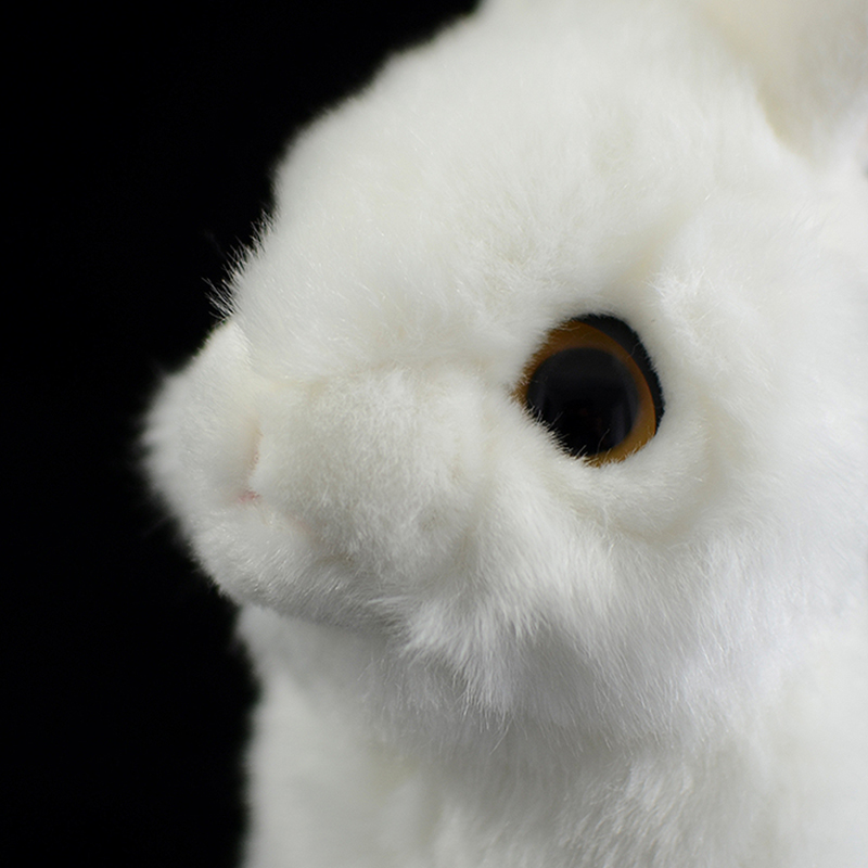 Lifelike Snowy White Rabbit Plush โ photo 3