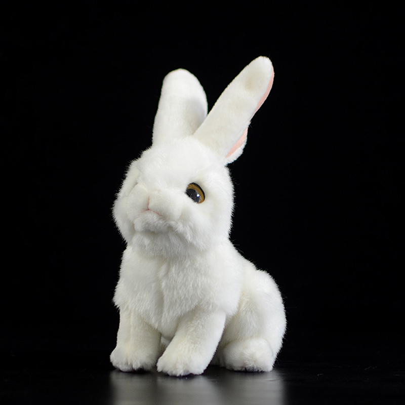 Lifelike Snowy White Rabbit Plush โ photo 4