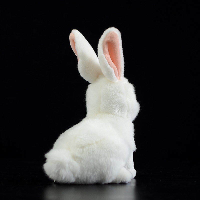 Lifelike Snowy White Rabbit Plush โ photo 5