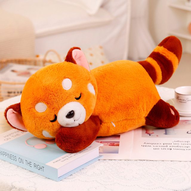 Sleepy Red Panda Cuddle Pillow Plush 35cm โ photo 4