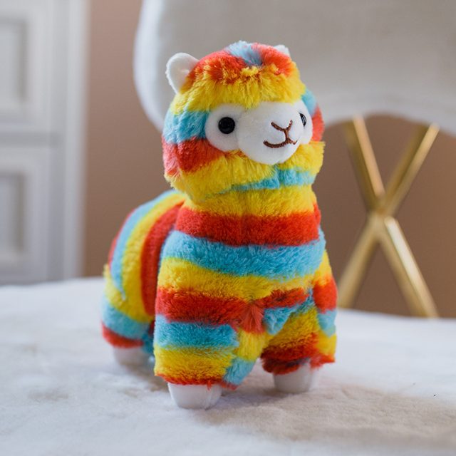 Pastel Rainbow Alpaca Plush โ photo 3