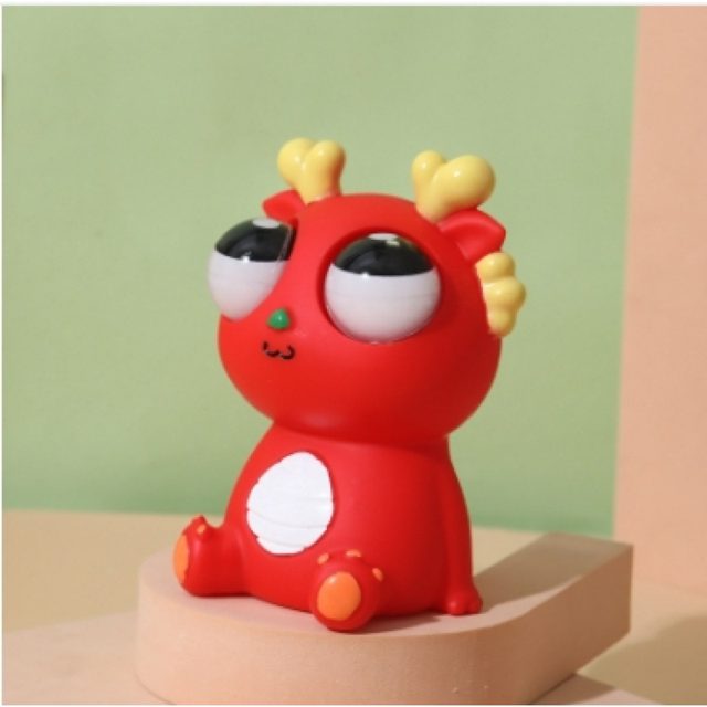 Pop-Eye Dragon Squeeze Toy