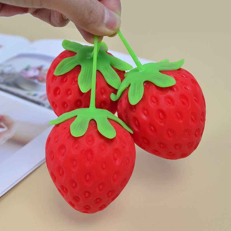 Squish-a-Berry Strawberry Squeeze Ball โ photo 5