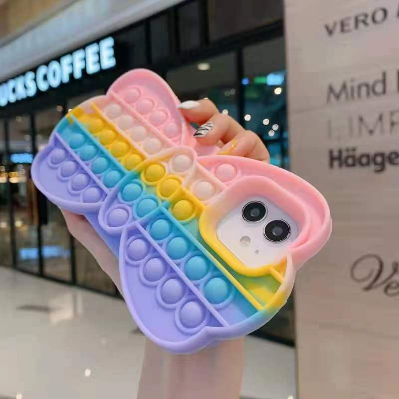 Rainbow Butterfly Pop Bubble Phone Case โ photo 2