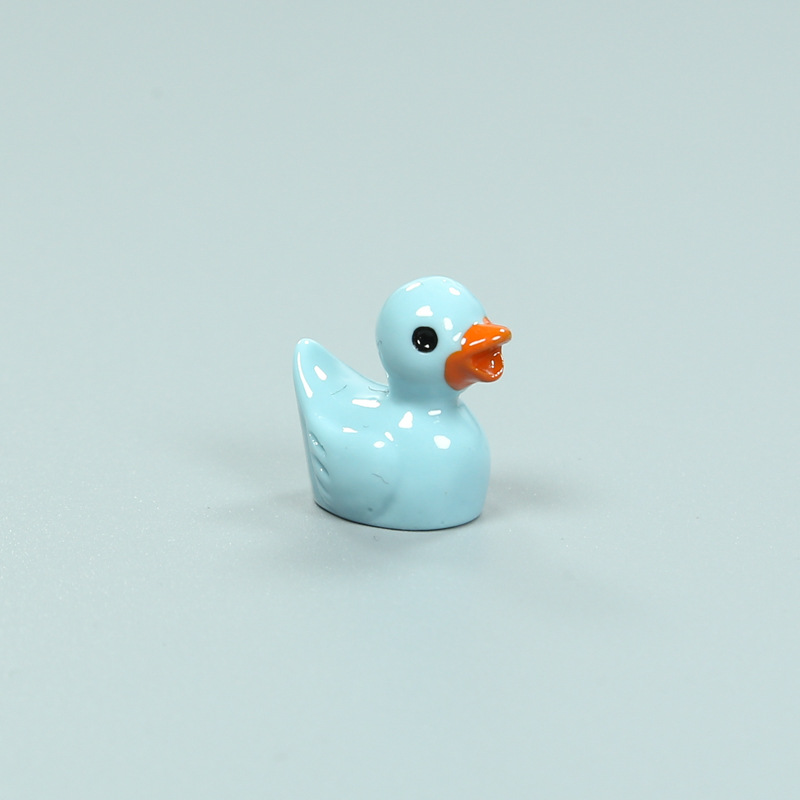 Mini Resin Duck Keychain