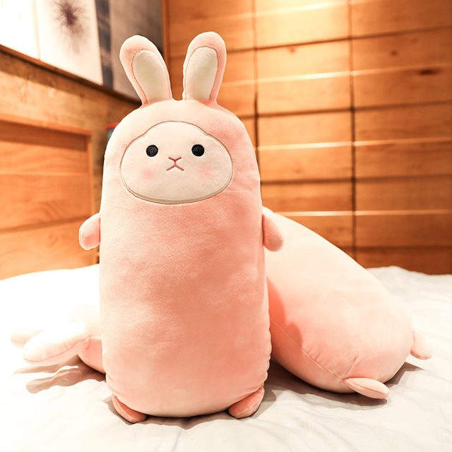Curious Bunny-Suit Bolster Plush โ photo 2