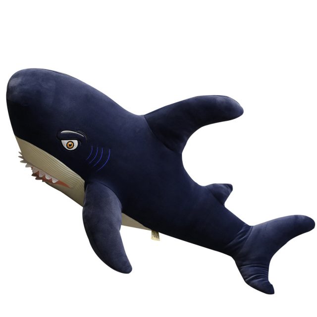 Navy Sawtooth Shark Plush, 45cm โ photo 4