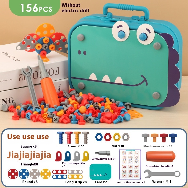 Space Screw & Nut Building Set with Tools (156 Pcs) โ photo 2