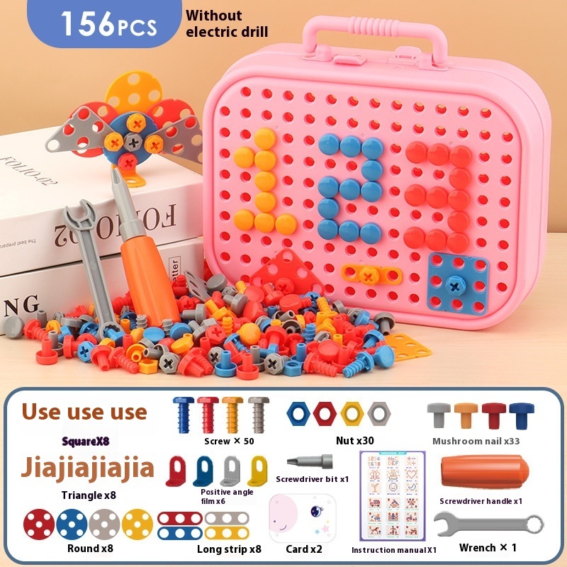 Space Screw & Nut Building Set with Tools (156 Pcs) โ photo 3