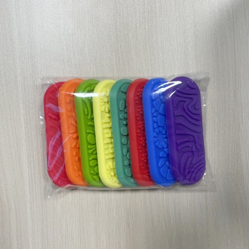 Soft Silicone Textured Sensory Stones — photo 2