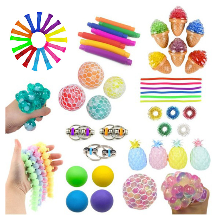 Linked Squeeze Fidget Toy Set