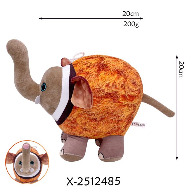 Cursed Elephant-Coconut Meme Plush
