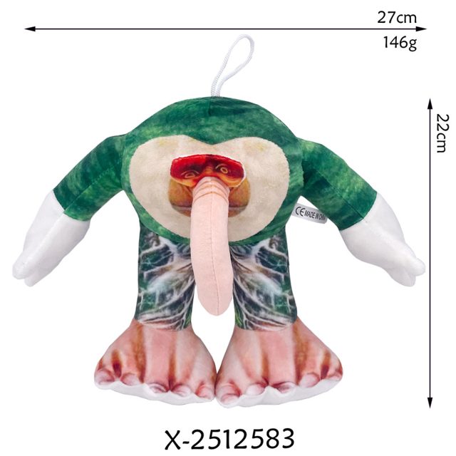 Cursed Long-Nose Jungle Goof Meme Plush