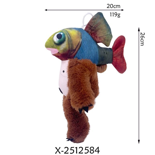 Cursed Fish-on-Bear-Legs Meme Plush