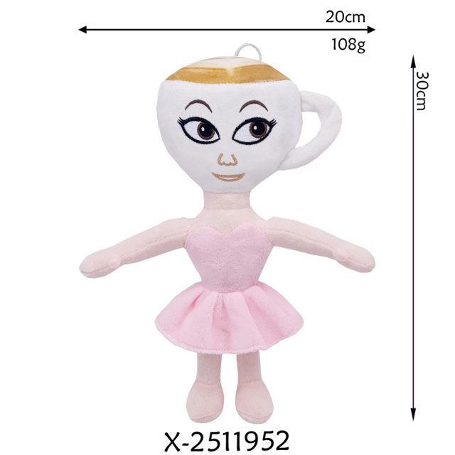 Teacup Ballerina Plush In Pink Tutu