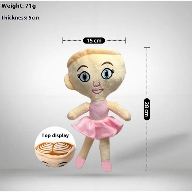 Latte Cup Ballerina Plush In Pink Tutu