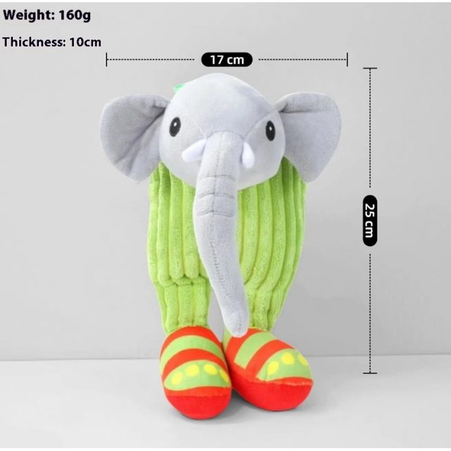 Cactus Elephant Plush (Lime)