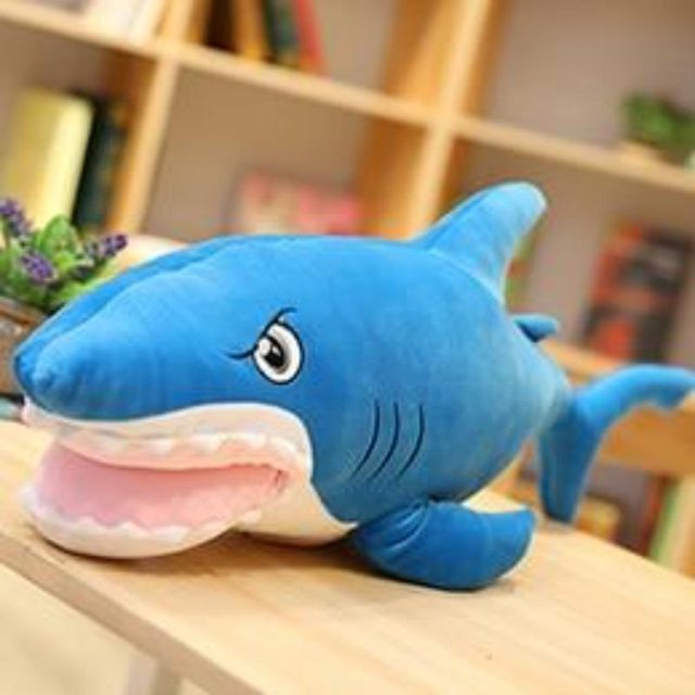 Cheeky Grey Shark Pillow Plush (120cm) โ photo 3