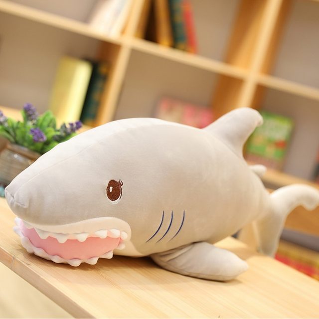 Cheeky Grey Shark Pillow Plush (120cm) โ photo 2