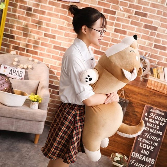 Sleepy Shiba Inu Loaf Pillow Plush โ photo 3