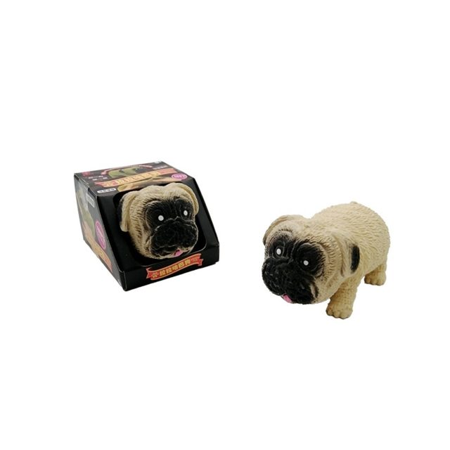 Stretchy Flour-Filled Pug Squeeze Toy