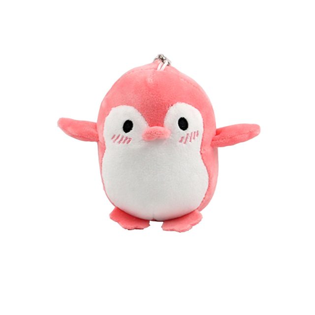 Blushing Pink Penguin Keychain Plush — photo 2