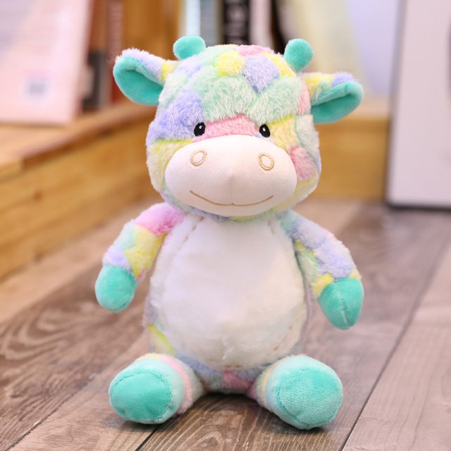 Rainbow Pastel Baby Giraffe Plush