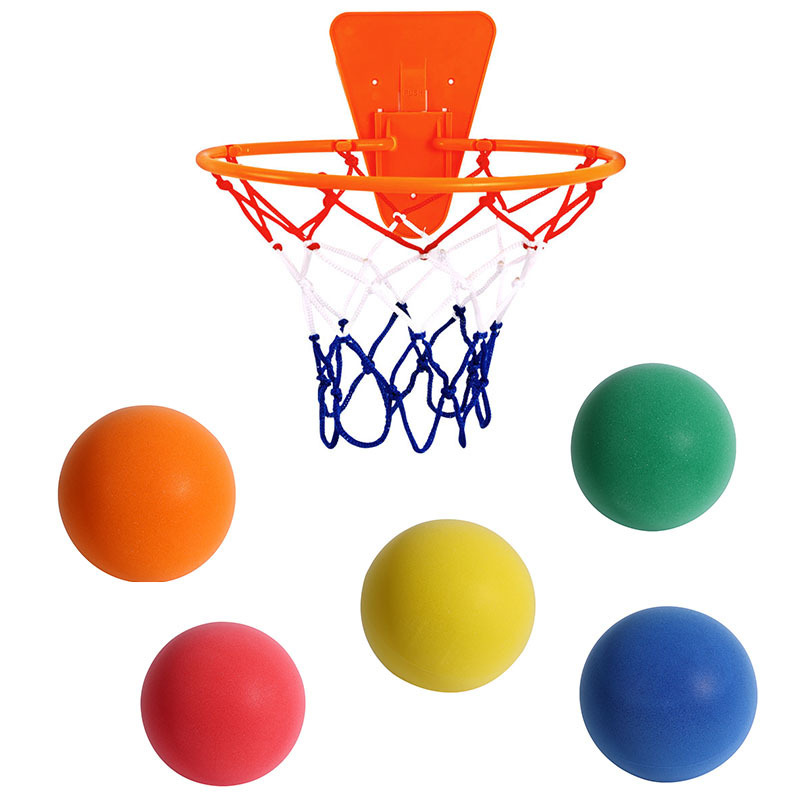 Quiet Foam Basketball & Mini Hoop Set