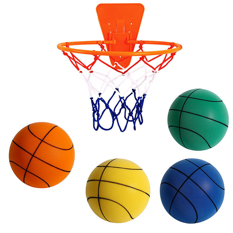 Quiet Foam Basketball & Mini Hoop Set — photo 2