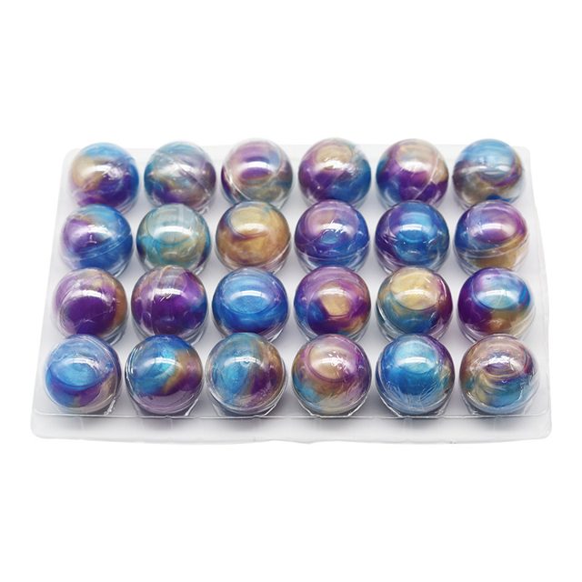 Marbled Galaxy Bouncy Balls (24-Pack)
