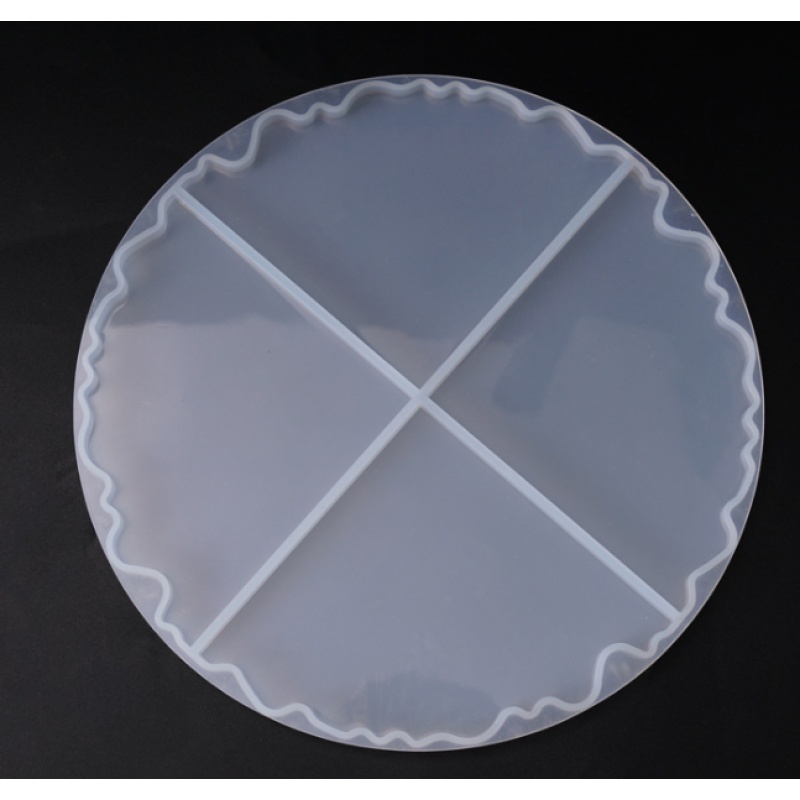 Agate Slice Coaster Silicone Resin Mold — photo 2