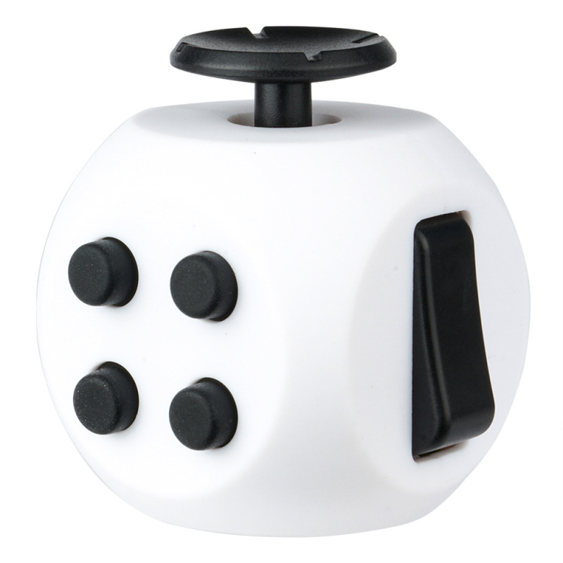 Black Fidget Cube with Spinner Dial — photo 5