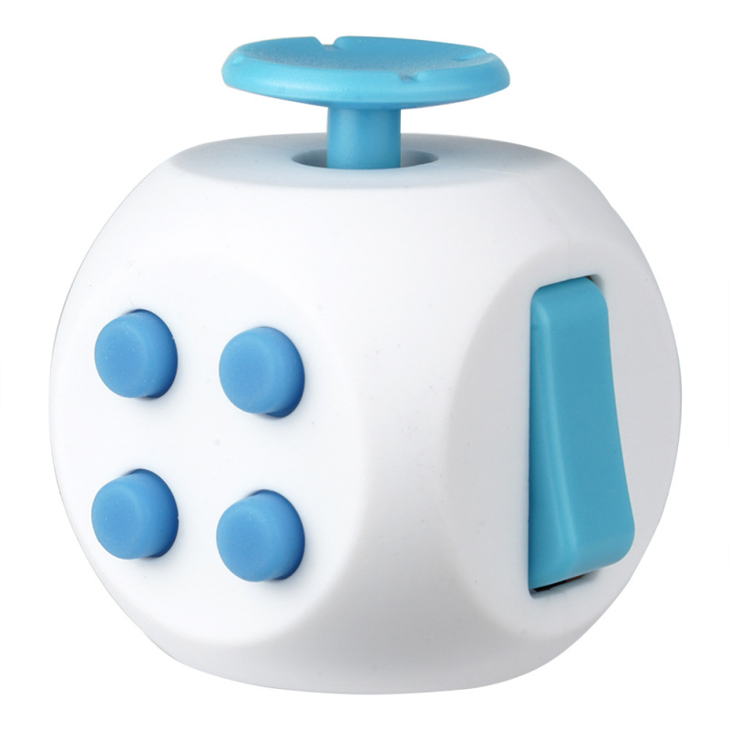 Black Fidget Cube with Spinner Dial — photo 6