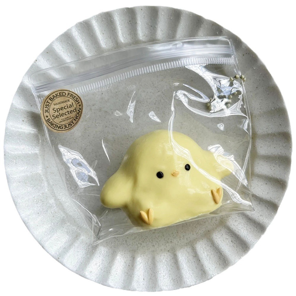 Baby Chick Squishy Keychain — photo 4