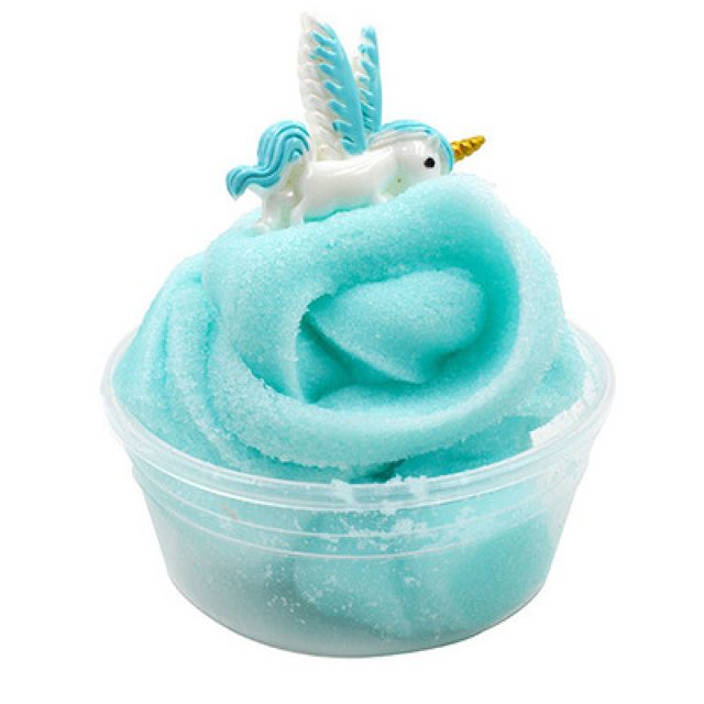 Unicorn Cloud Butter Slime, Mint Blue
