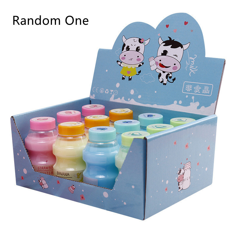 Milk Bottle Crystal Slime, Assorted Colors