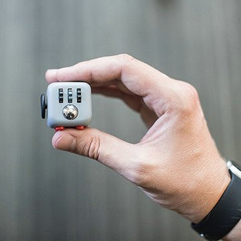 6-Sided Fidget Cube with Buttons, Switch & Clicker