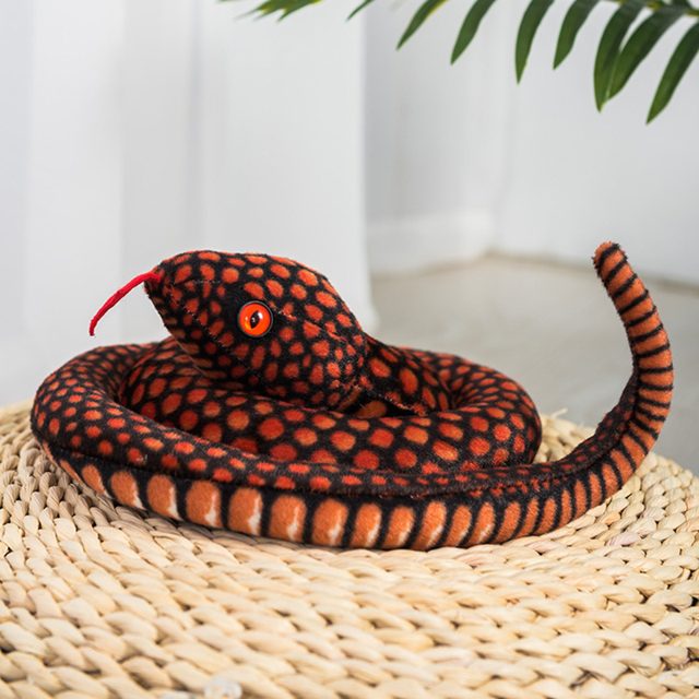 Realistic Blue Cobra Snake Plush โ photo 2