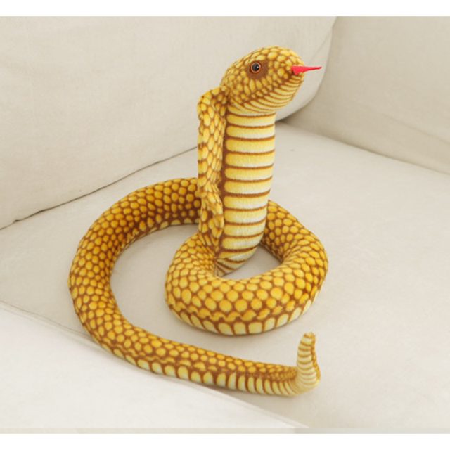 Realistic Blue Cobra Snake Plush โ photo 5