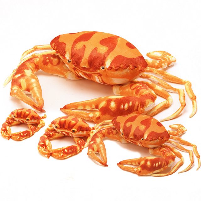 Realistic Giant Orange Crab Plush, 63cm โ photo 2