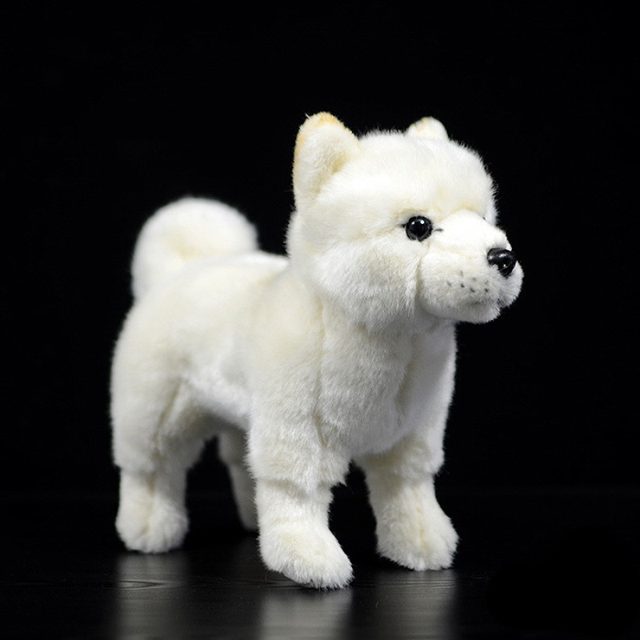 Lifelike Standing Husky Pup Plush โ photo 2