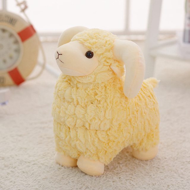 Curly-Horn Baby Goat Plush (45cm) โ photo 5